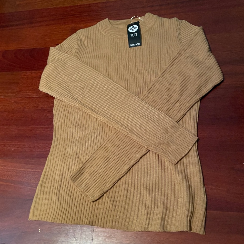 Ribbed Turtleneck Sweater